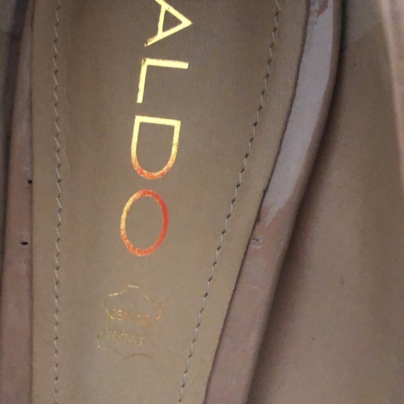 Aldo suede Shoes 4.5” heel like new worn twice, genuine leather - Picture 4 of 5
